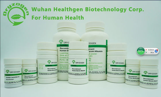 Anlage abgeleitetes Recombinant Albumin HAT 6.4-7.4, die pH Pulver lyophilisierte