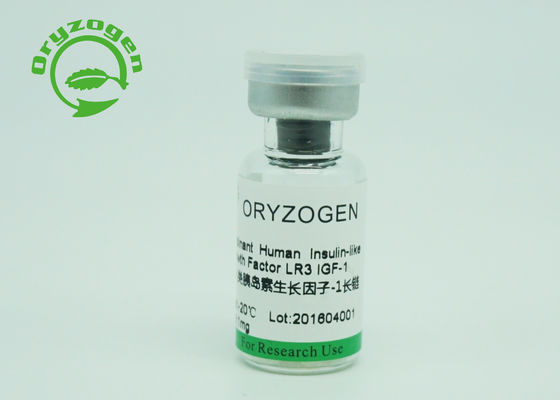 Lange R3 1 X10^6 Bioaktivität des größer als 90% Reinheits-Stall-Recombinant IGF 1 der Einheits-/Magnesium
