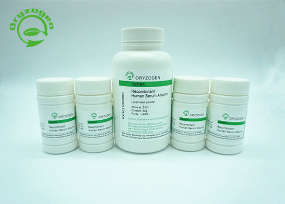 Das menschliche Serum-Albumin, das Recombinant ist, HAT ist strukturell und biochemisch gleichwertig mit pHSA