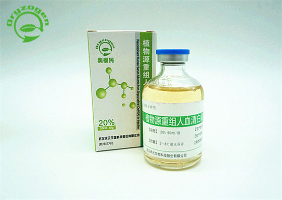 Bindemittel-Grad-Recombinant Humanalbumin flüssiges rHSA Recombinant Produkte 70024-90-7