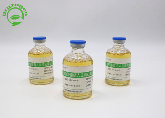Serum-Albumin-Flüssigkeit des Molekulargewicht-65 KD Recombinant menschliche in der Zelltherapie